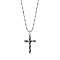 Twisted Rope Cross Pendant
