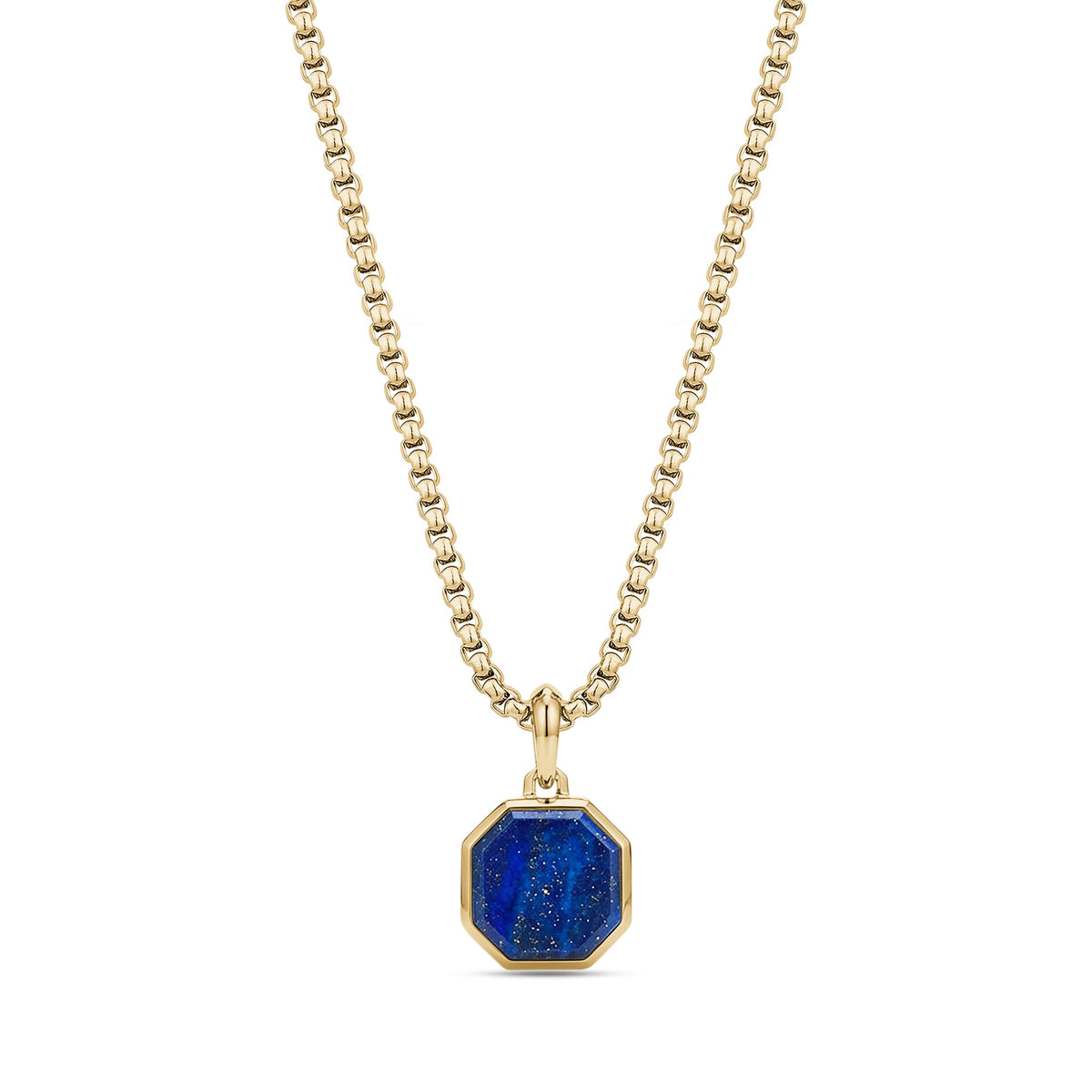 Lapis Lazuli Octagon Pendant