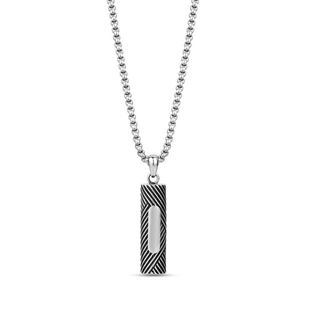 Strata Steel Urn Pendant