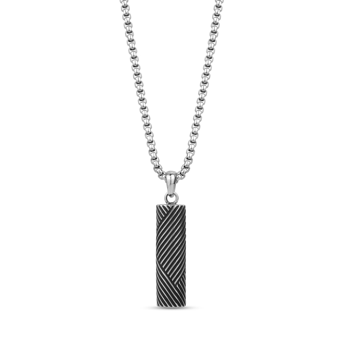 Strata Steel Urn Pendant