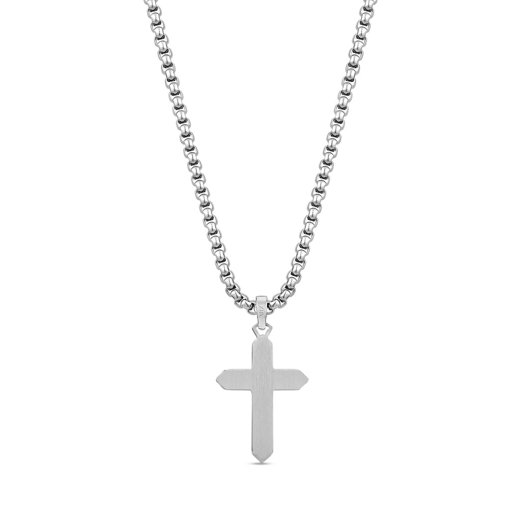 Two Tone Crucifix Pendant