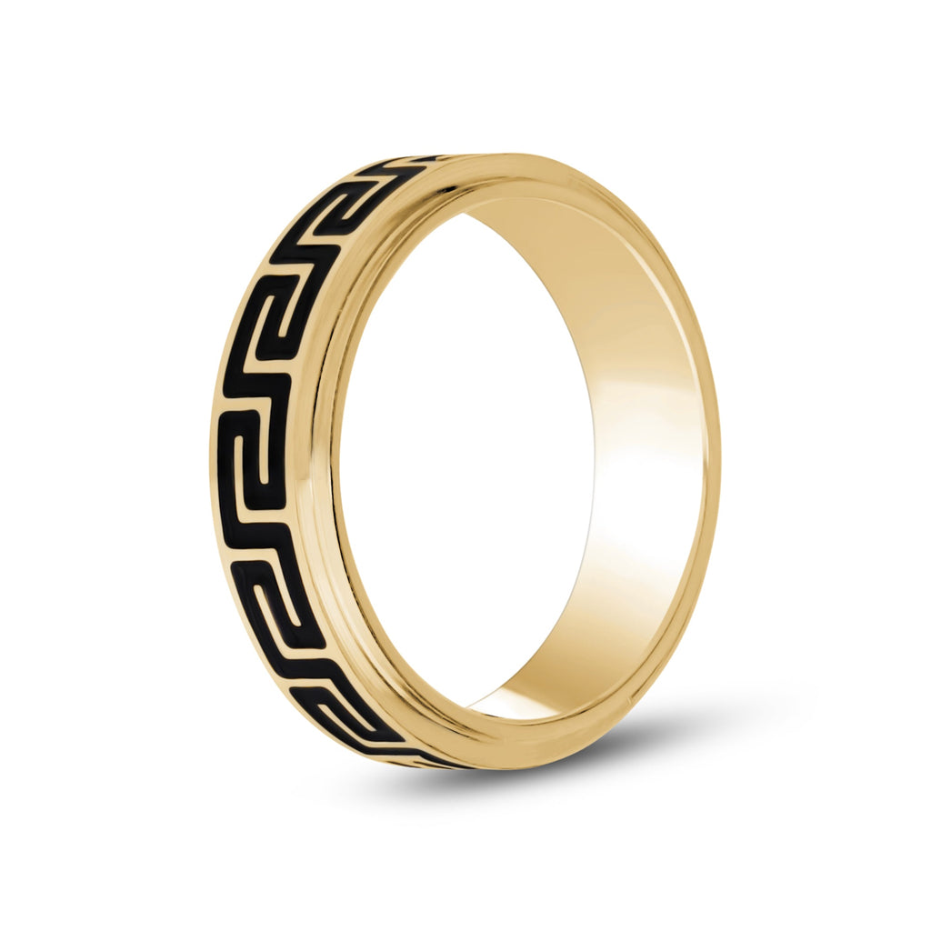 6mm Greek Key Band