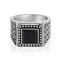 Black Onyx Signet Ring