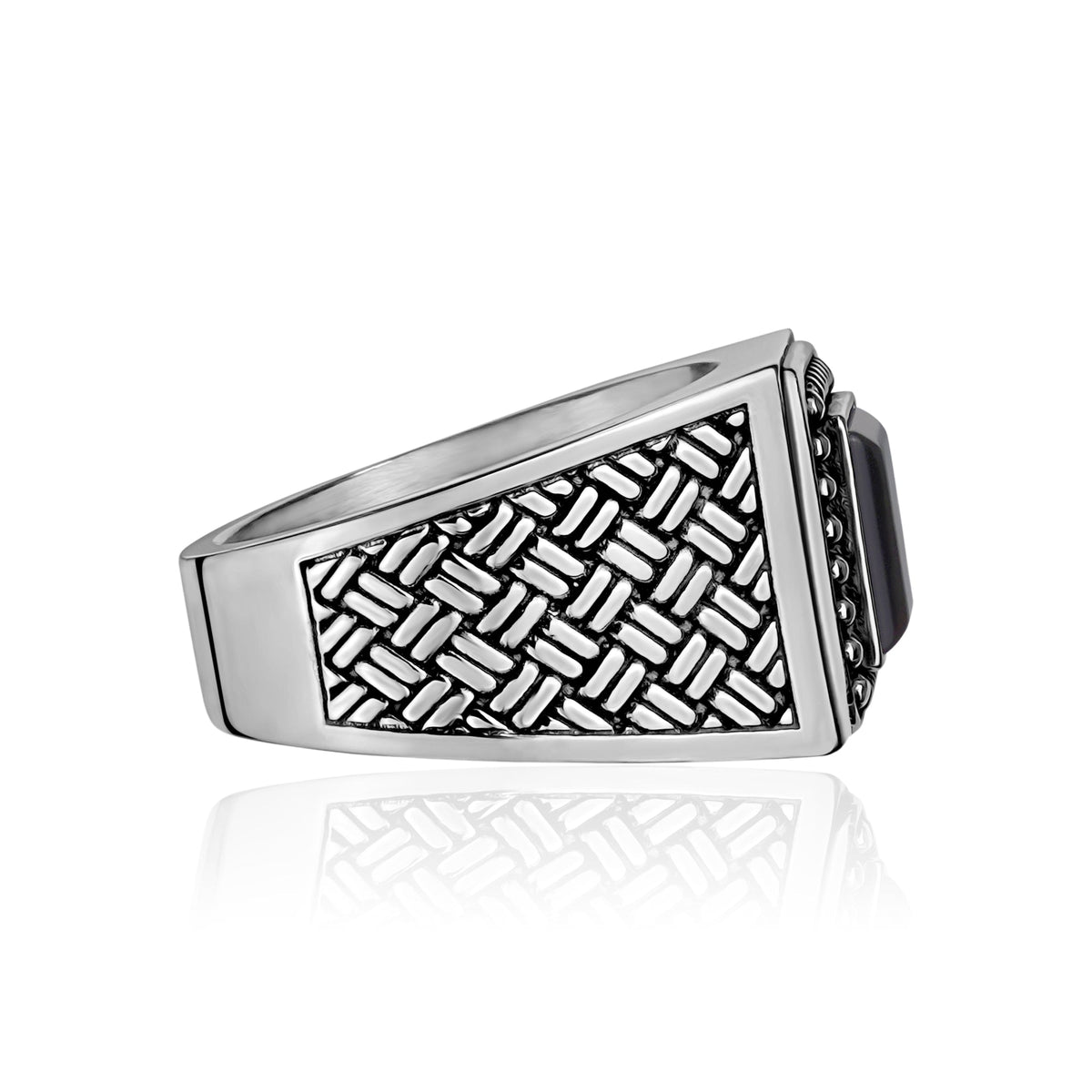 Black Onyx Signet Ring