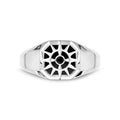 Modern North Star Signet Ring