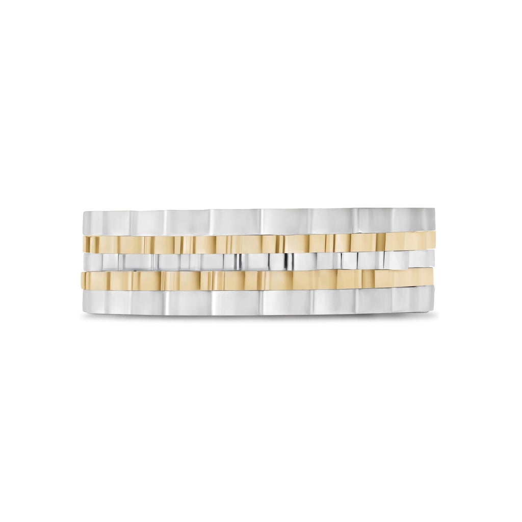 Ripple Link Two-Tone Band