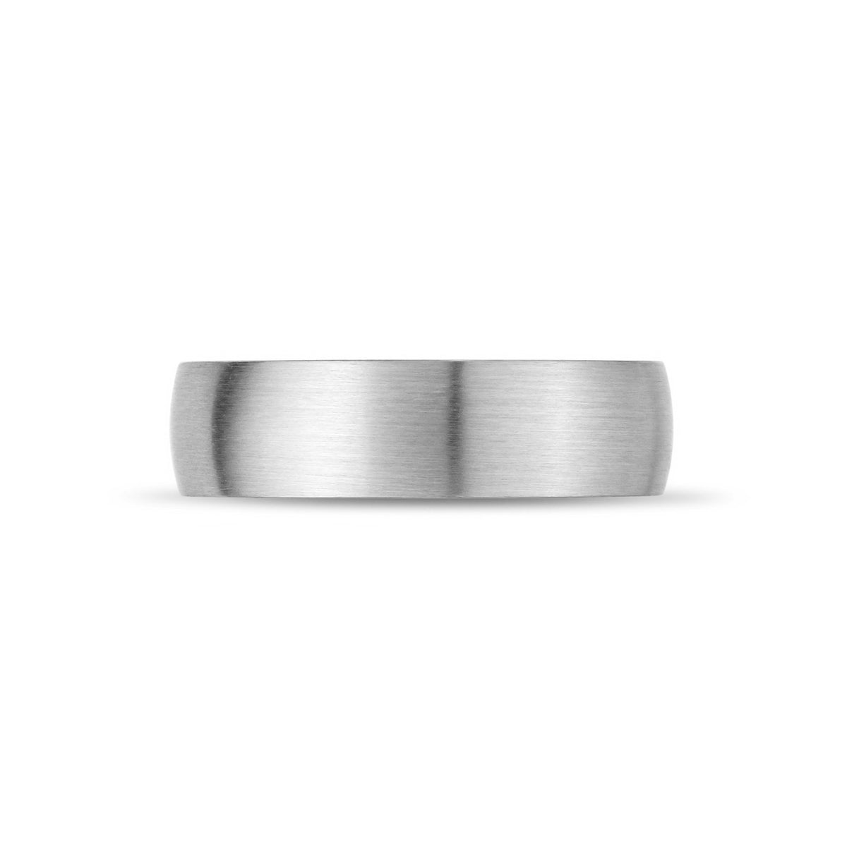 Gold Interior Brushed Wedding Band