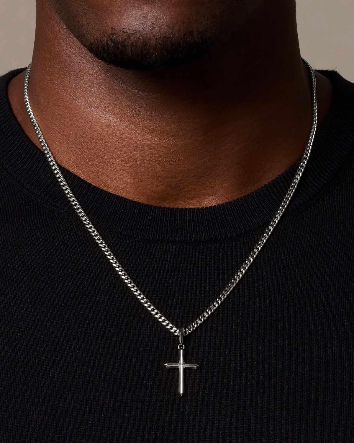 Architectural Cross Pendant