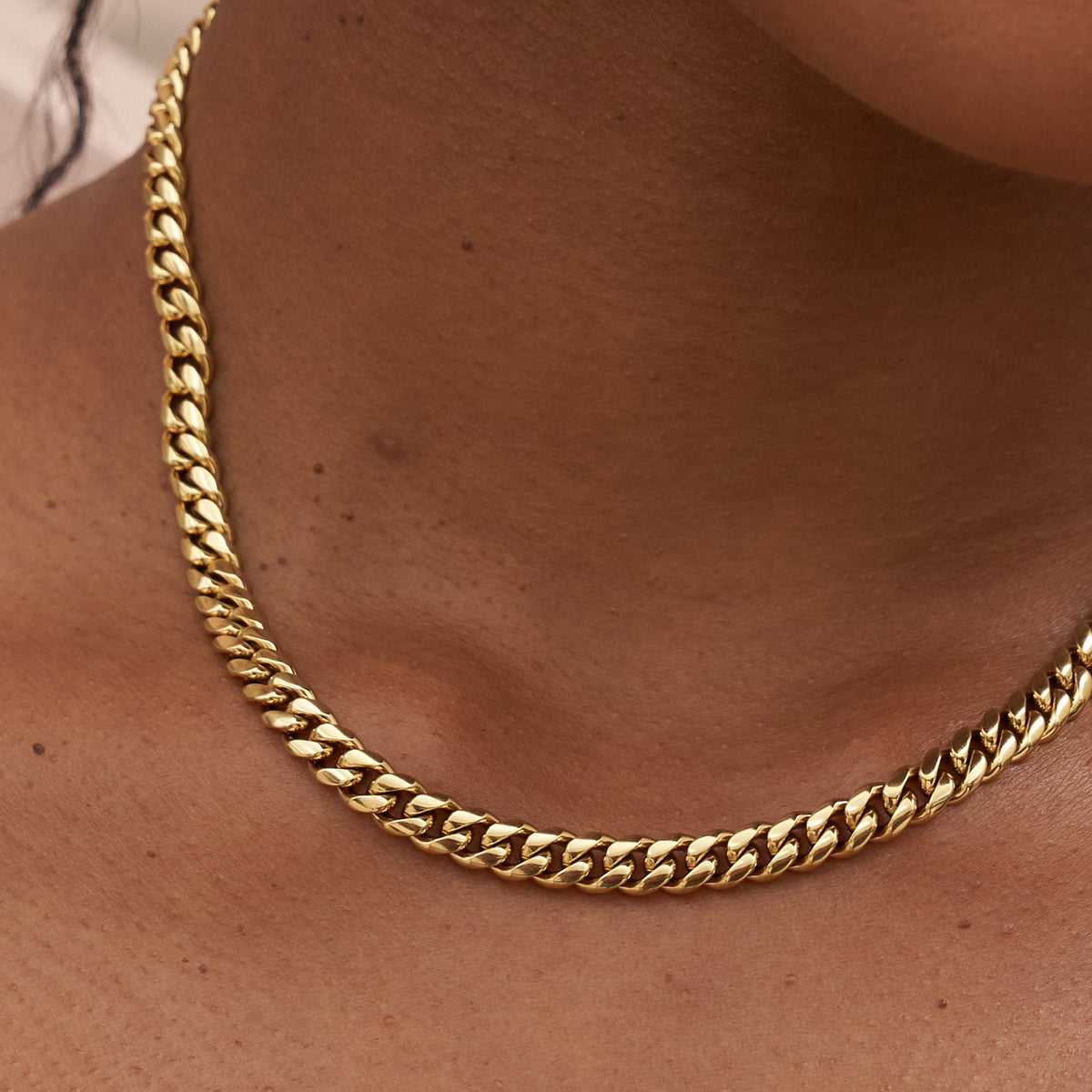 Solid Gold Miami Cuban Link Necklace (5mm)