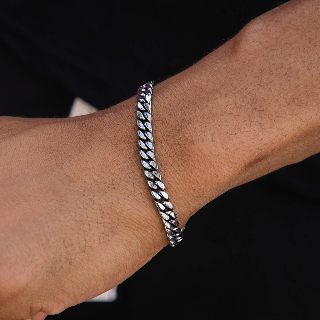 Miami Cuban Chain Bracelet in Black Rhodium - 6mm