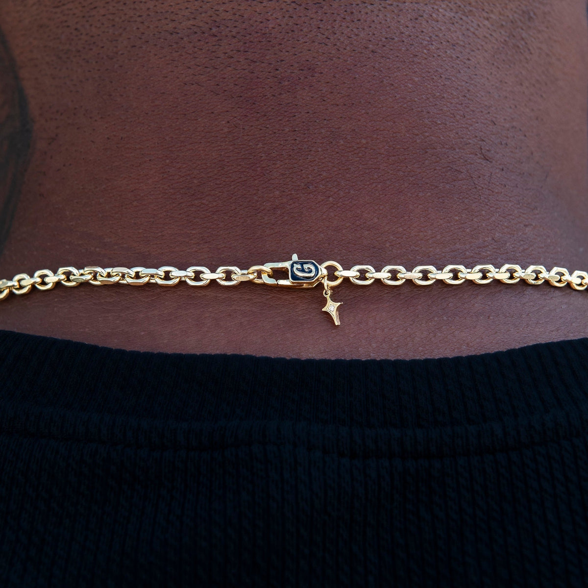 Open Box Chain + Bracelet in Yellow Gold - 3.6mm