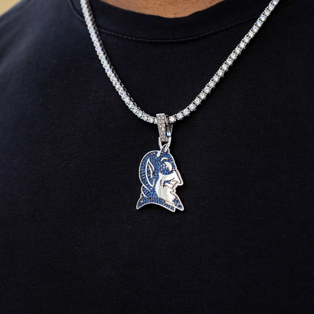 Duke Blue Devil Official NCAA Head Pendant
