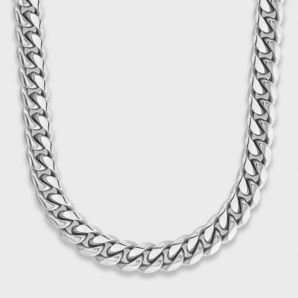 Cuban Link Chain (Silver) - 10mm
