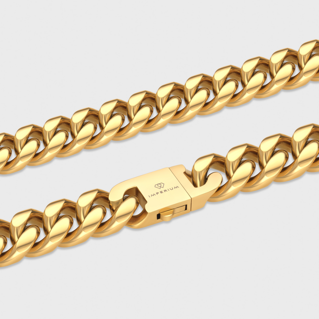 Cuban Link Chain (Gold) - 16mm