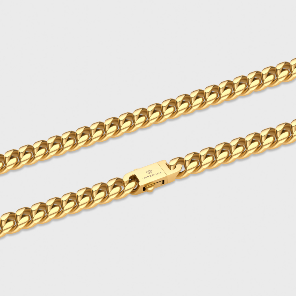 Cuban Link Chain (Gold) - 8mm