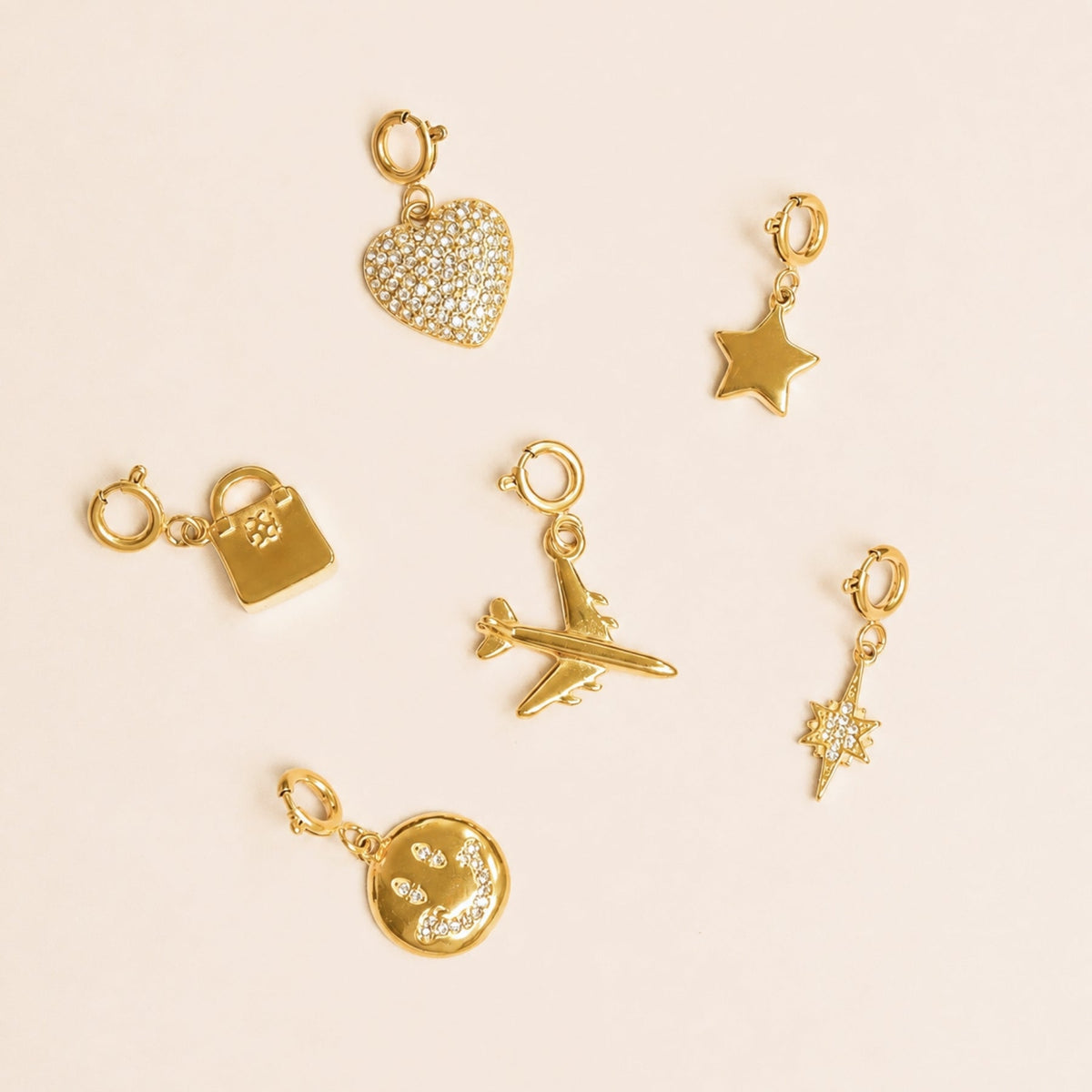 Iced Bubble Heart Charm