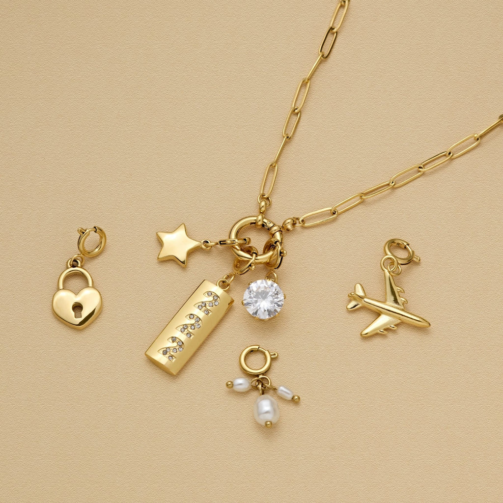 Paperclip Charm Necklace