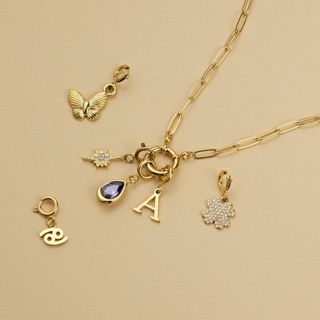 Paperclip Charm Necklace