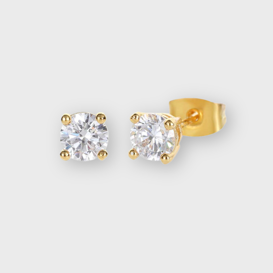 Classic Stud Earrings (Gold)