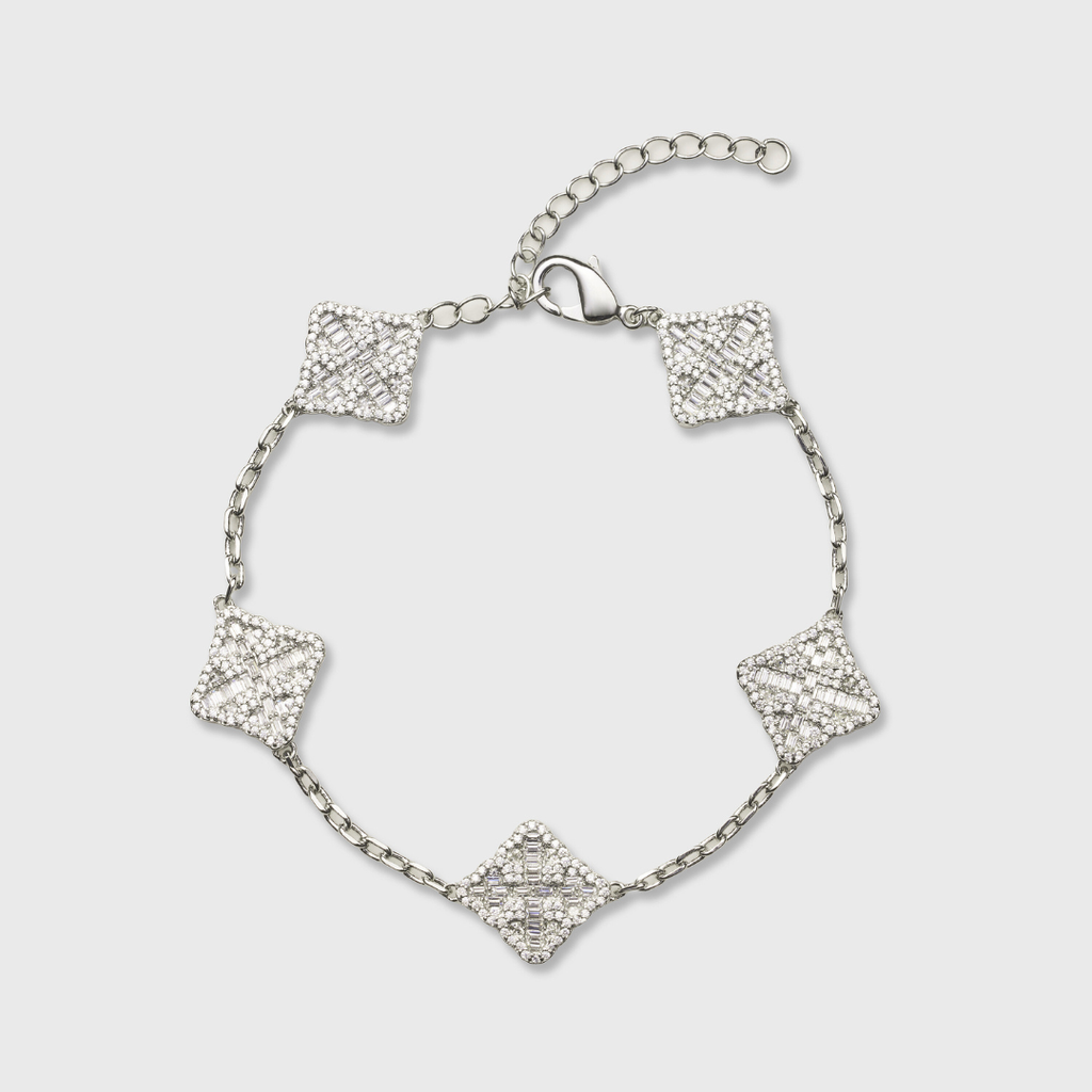 Clover Royale Chain + Bracelet (Silver)