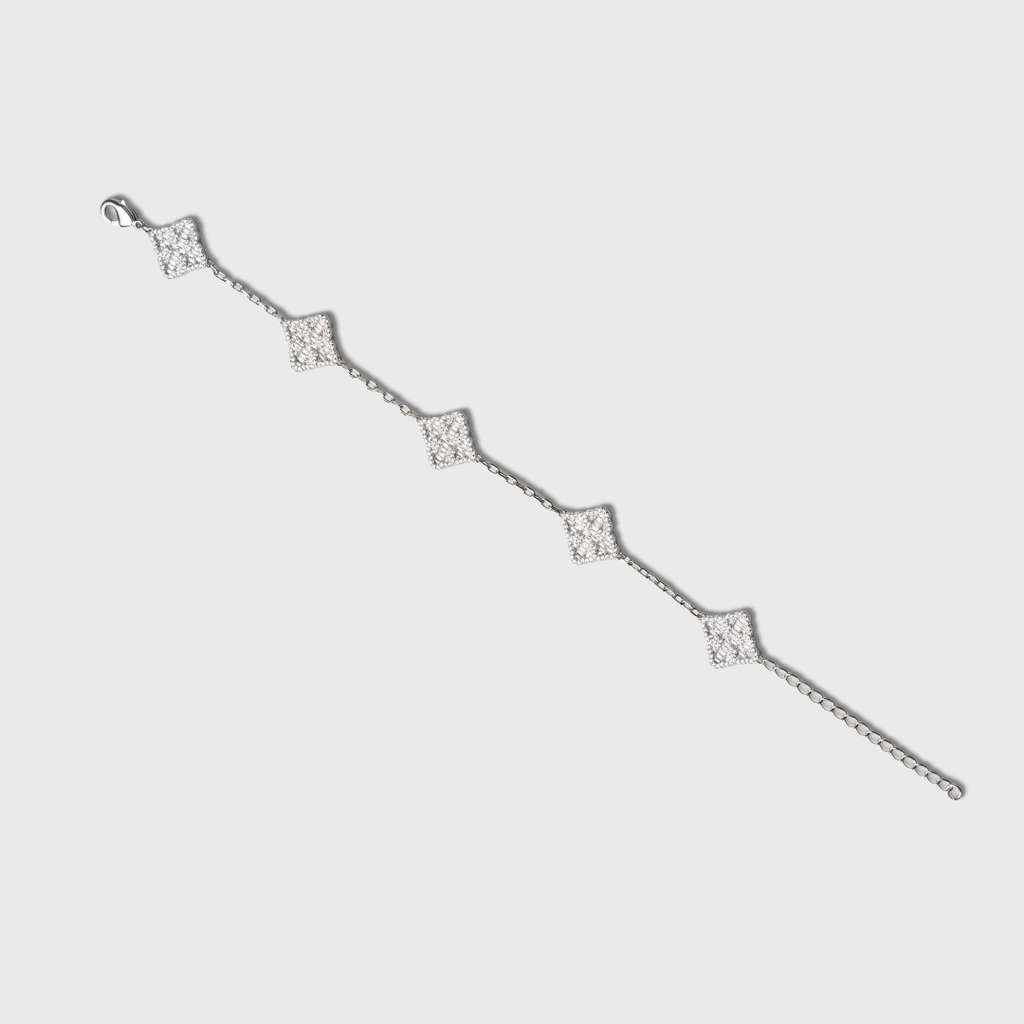 Clover Royale Bracelet (Silver)