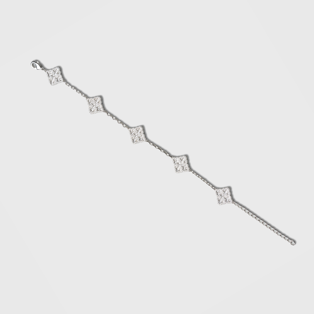 Clover Royale Bracelet (Silver)