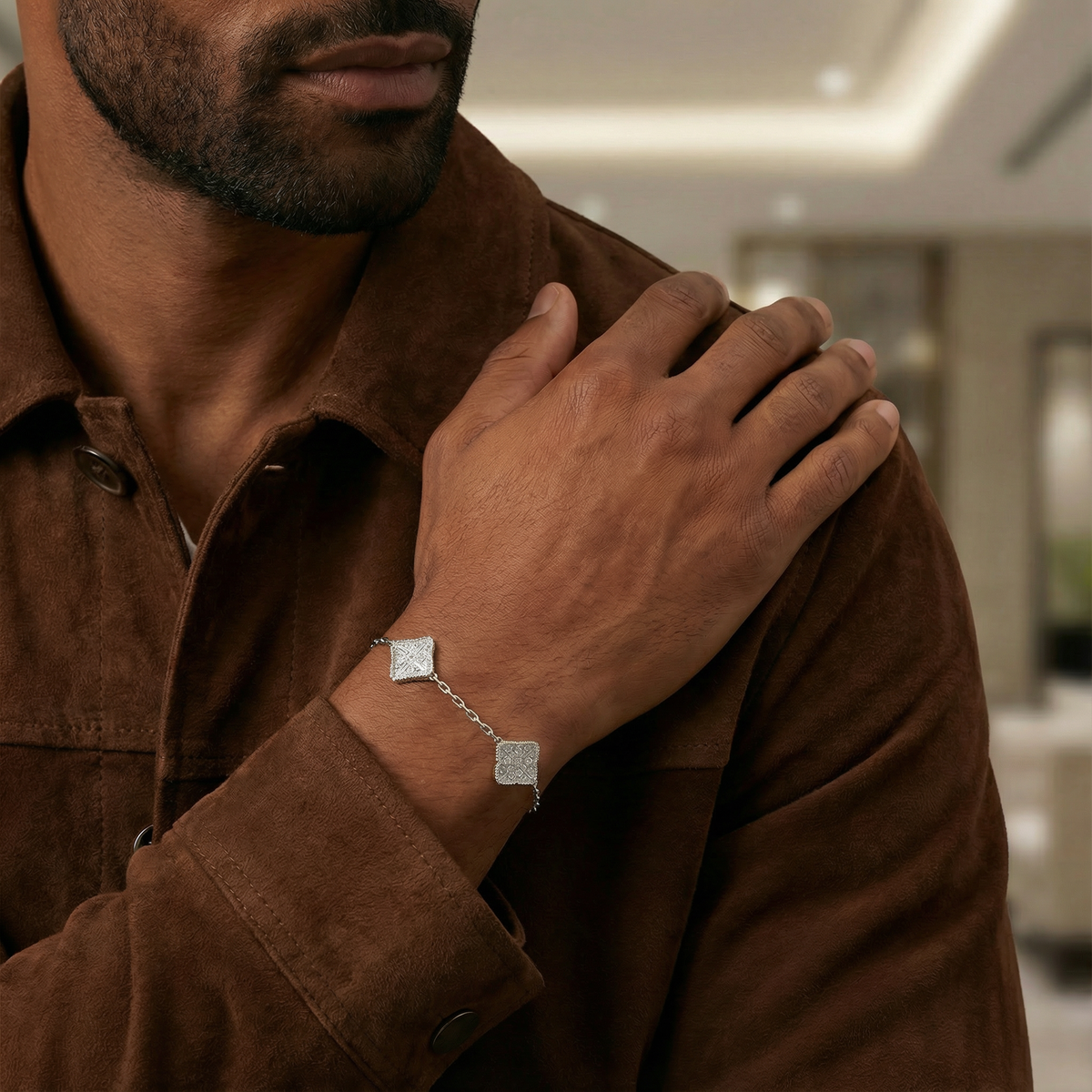 Clover Royale Bracelet (Silver)
