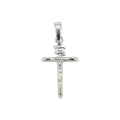 Crucifix Pendant in Sterling Silver