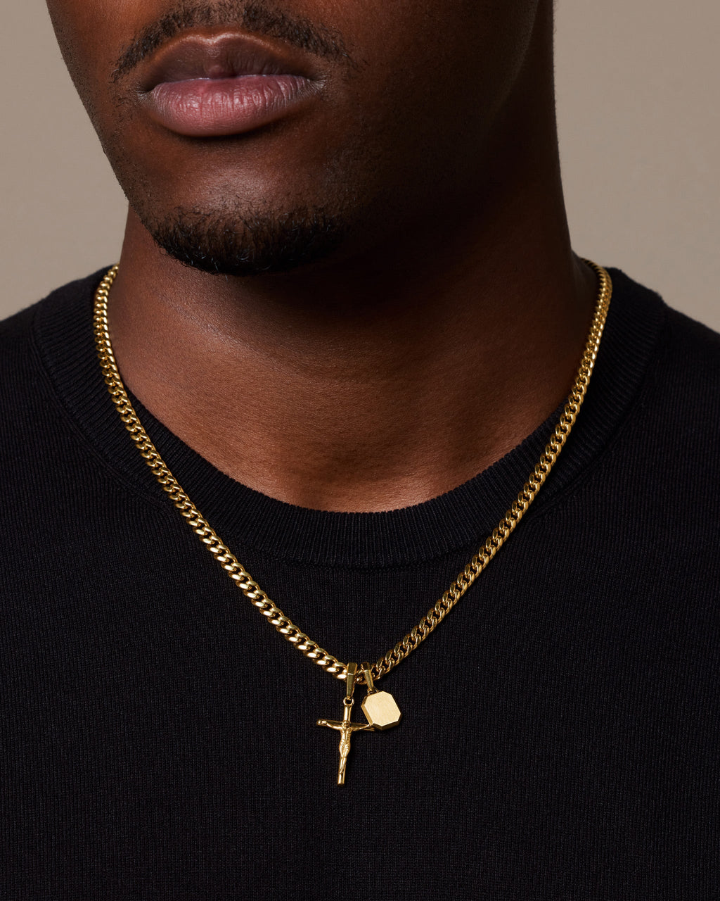 Crucifix Pendant Stack