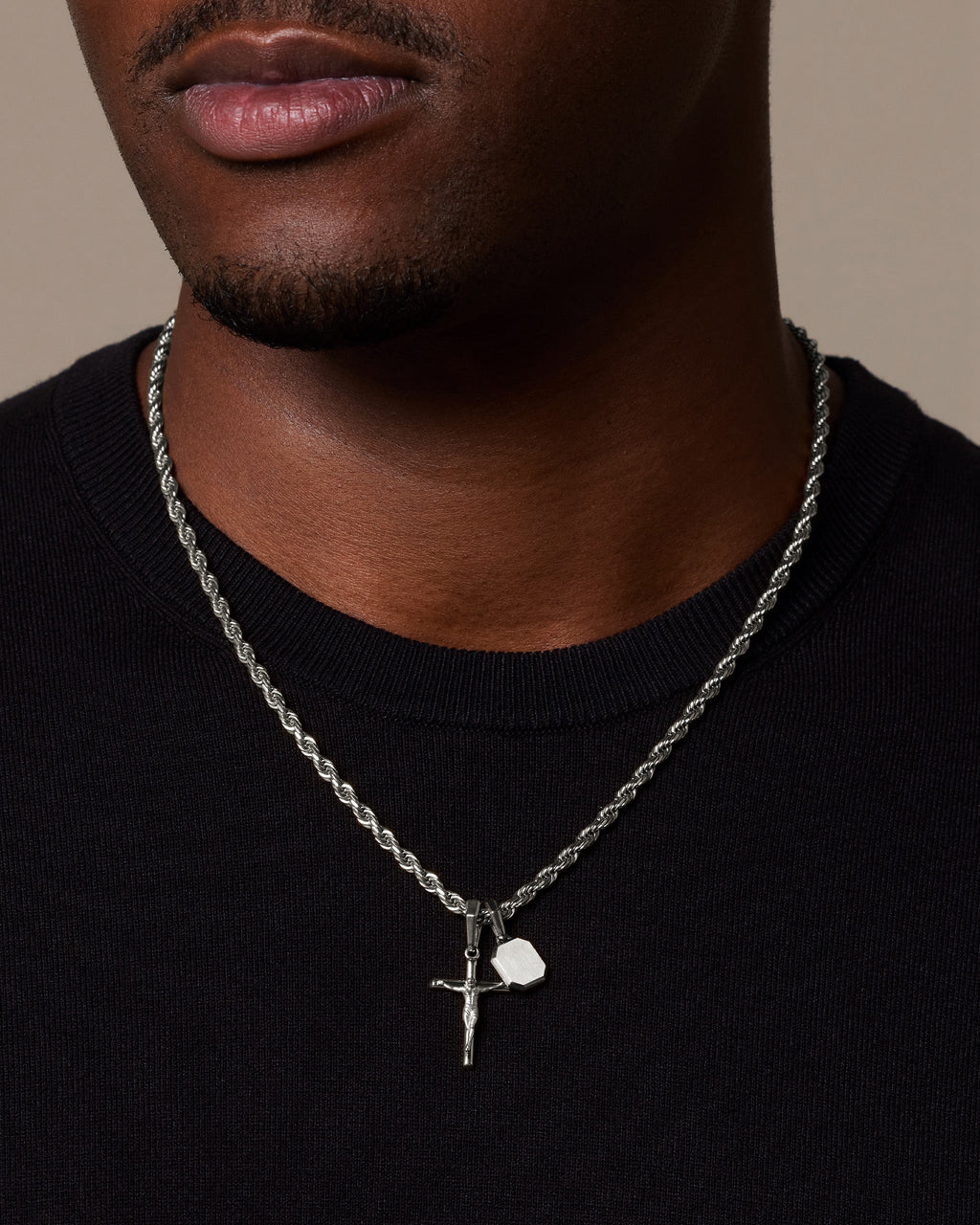 Crucifix Pendant Stack