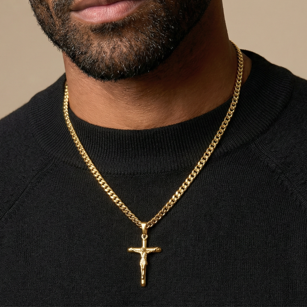 Crucifix Pendant (Gold)
