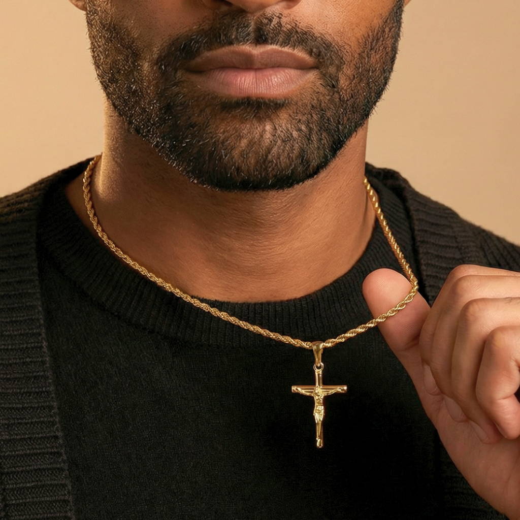Crucifix Pendant (Gold)