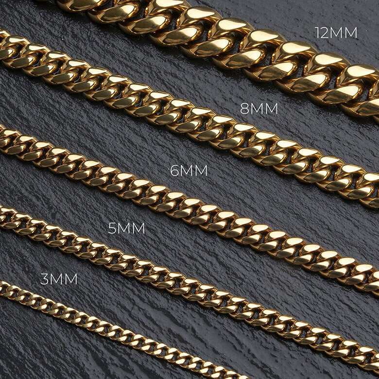 Miami Cuban Chain in Yellow Gold - 5mm