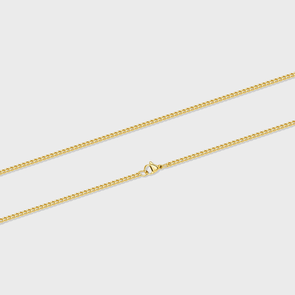 Micro Cuban Link Chain (Gold)