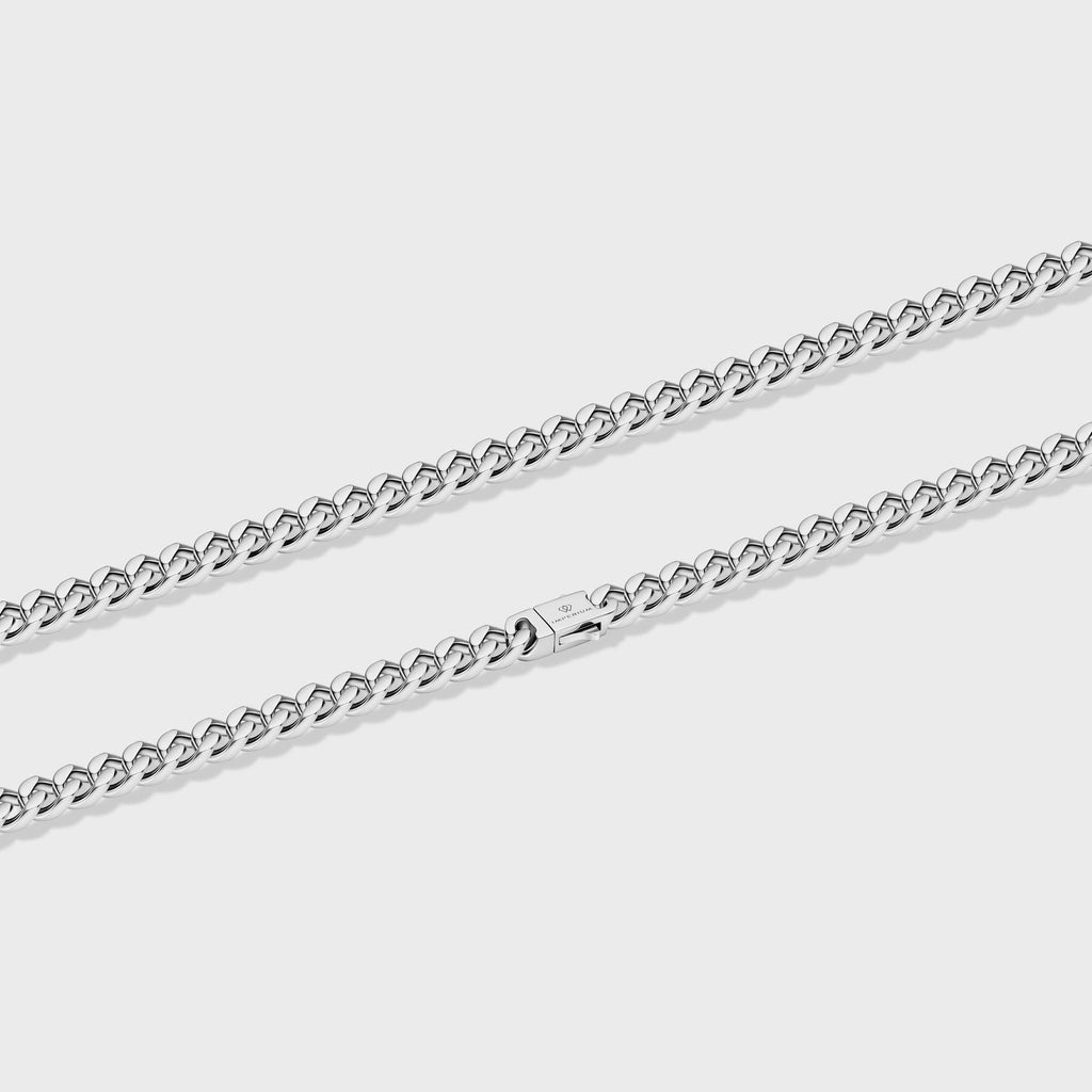 Women's Cuban 5mm + Micro Cuban Stack (Silver)