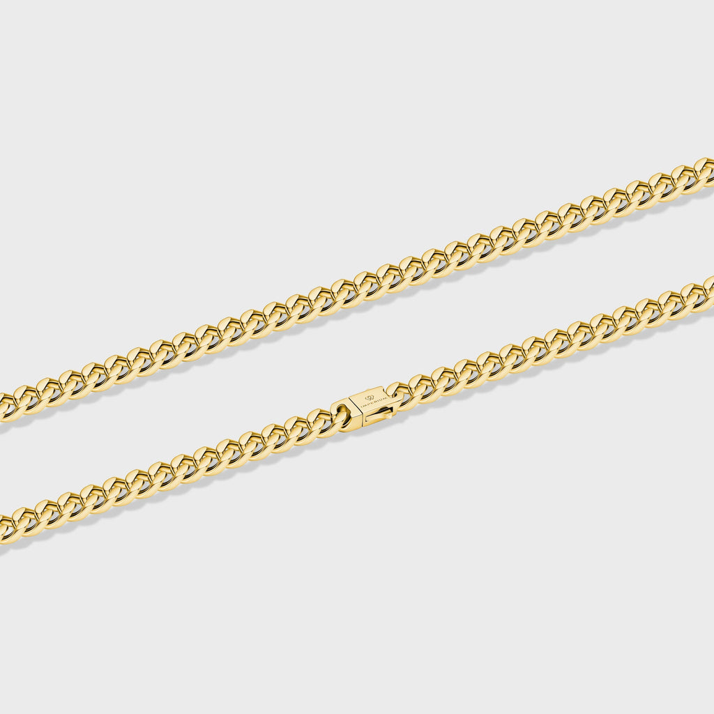 Women's Cuban 5mm + Micro Cuban Stack (Gold)