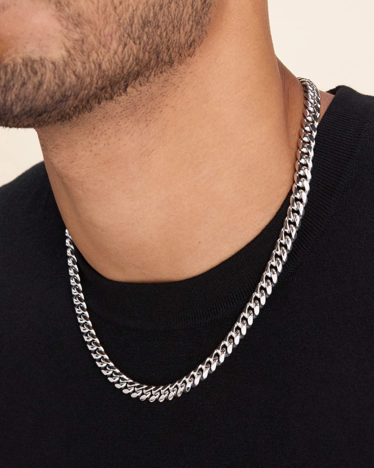 JX1 Automatic Watch + Cuban Link Chain 8mm