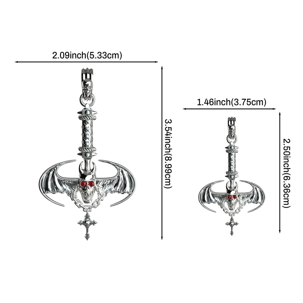 DAISY BATTLE AXE PENDANT
