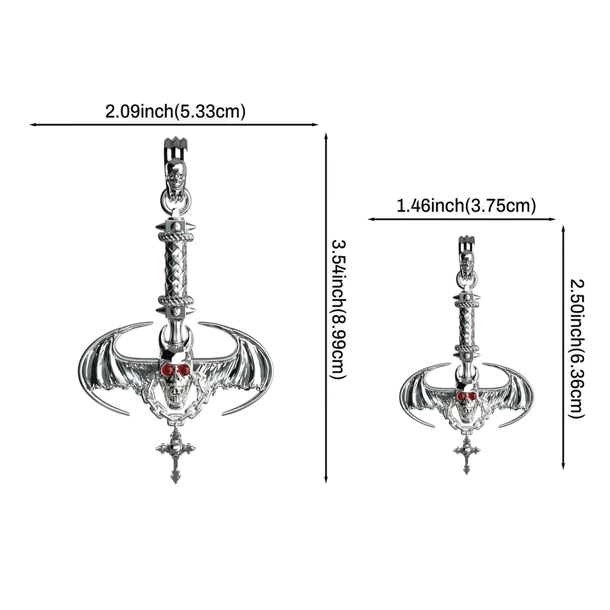DAISY BATTLE AXE PENDANT