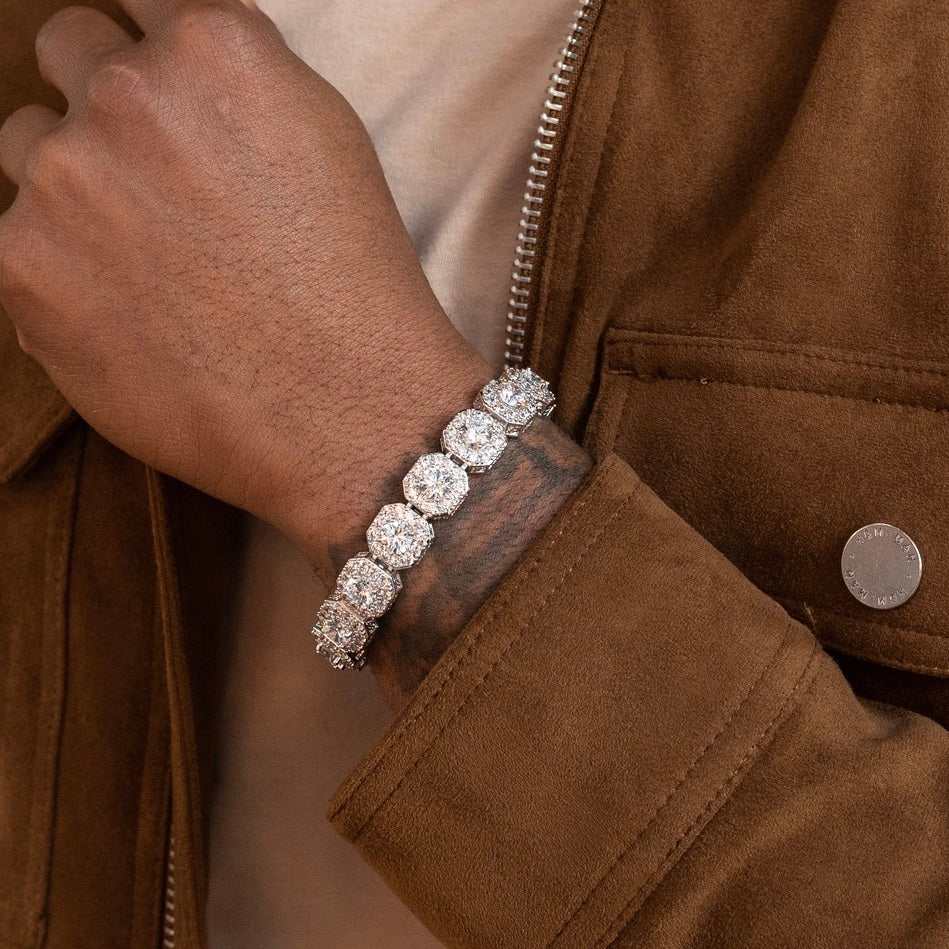 Clustered Tennis Necklace + Bracelet Bundle- 12mm