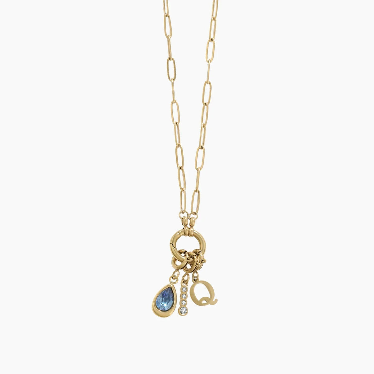 Paperclip Charm Necklace