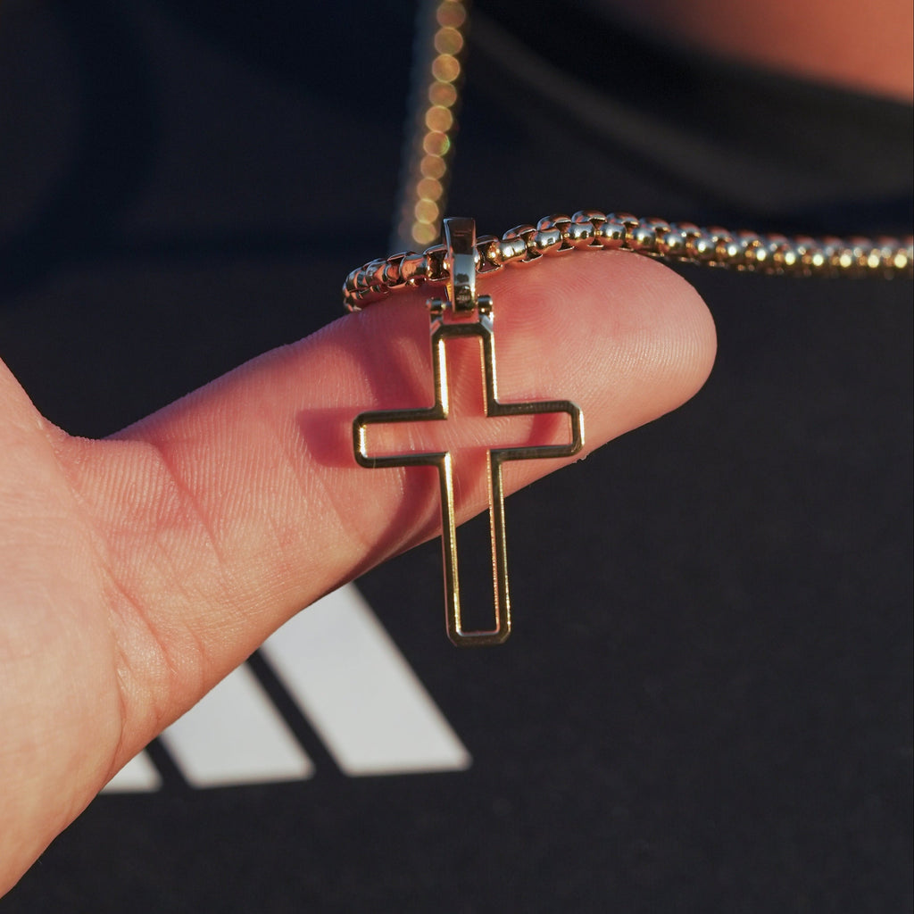 Outline Cross (Gold)