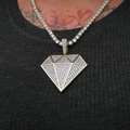 Large GLD Diamond Pendant