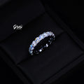 6.00 CARAT 925S & VVS Moissanite Single-Row Eternity Ring