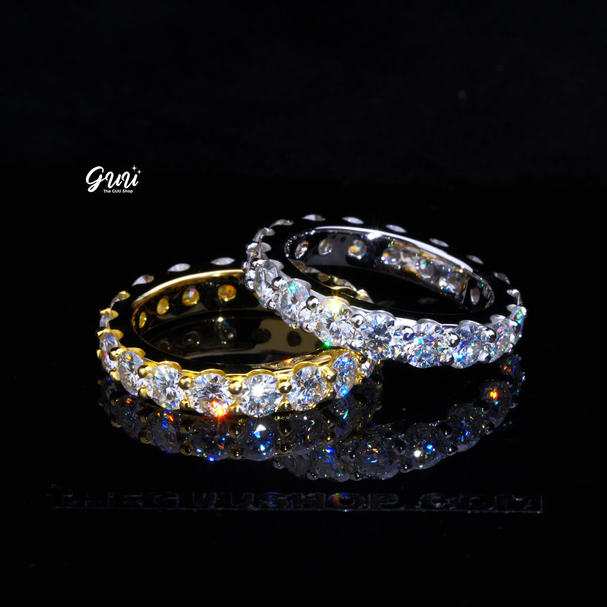 6.00 CARAT 925S & VVS Moissanite Single-Row Eternity Ring