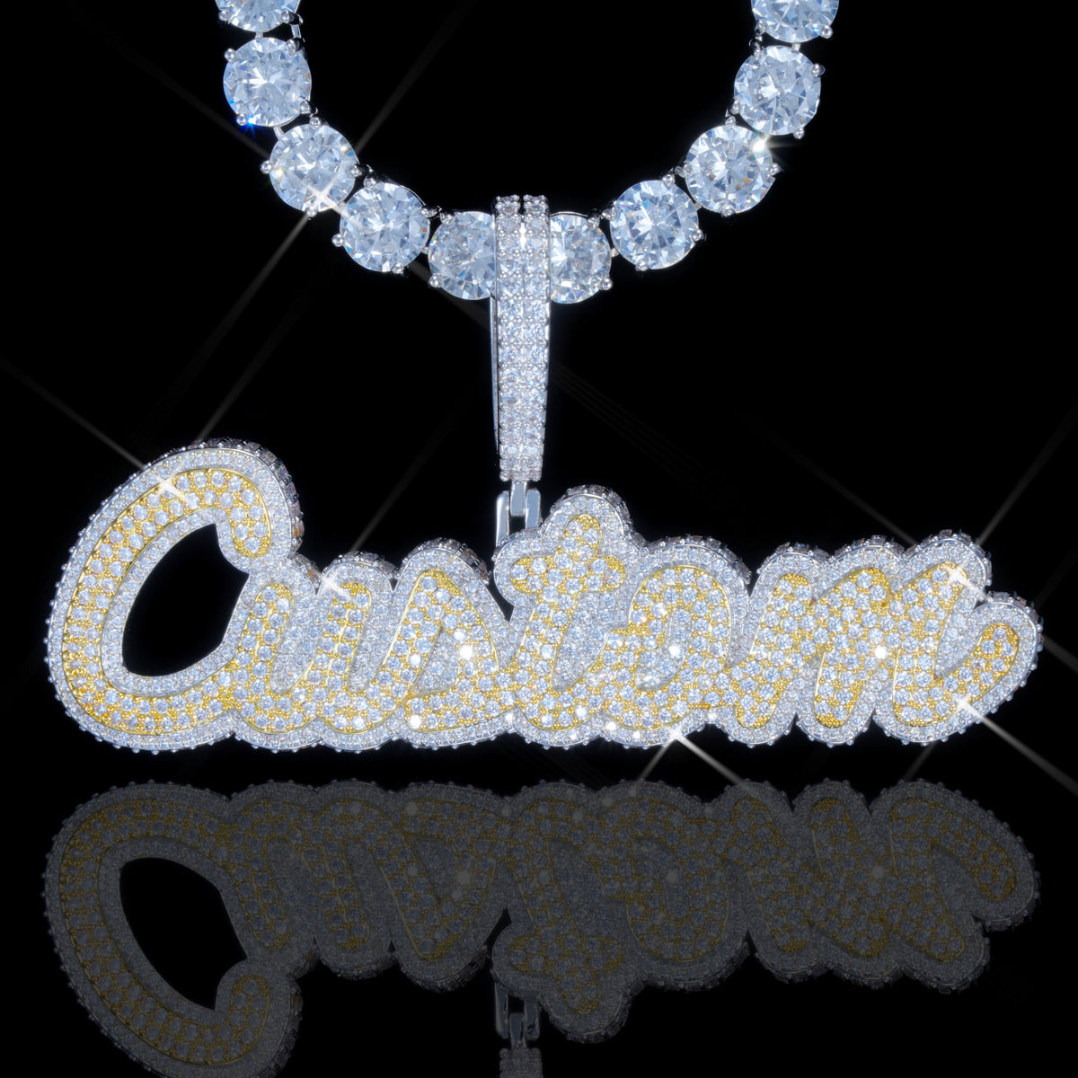 Script Custom Letter Necklace