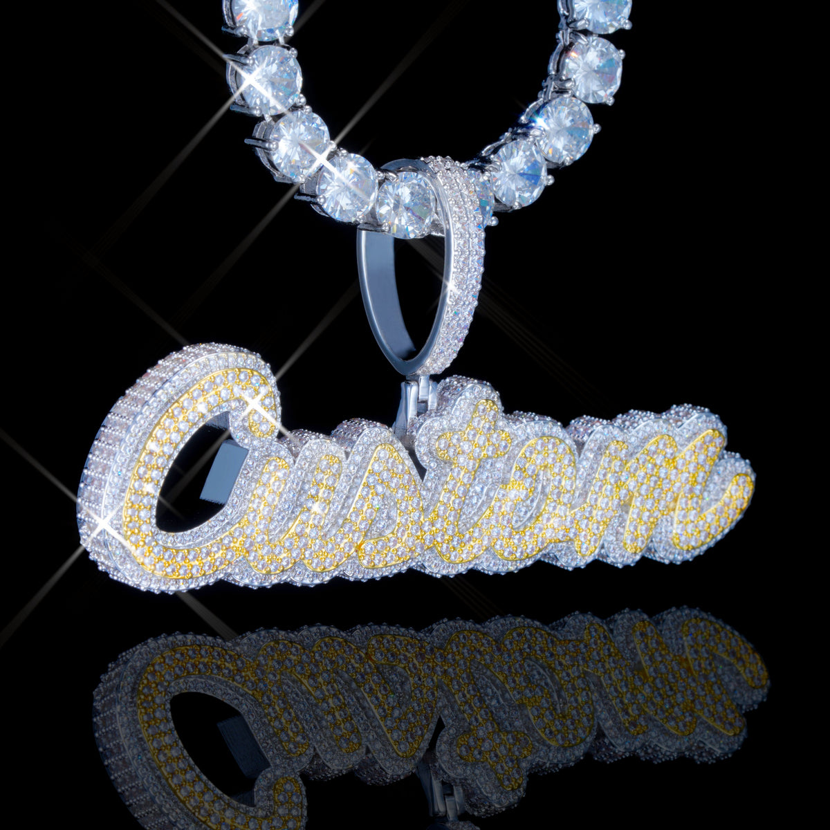 Script Custom Letter Necklace