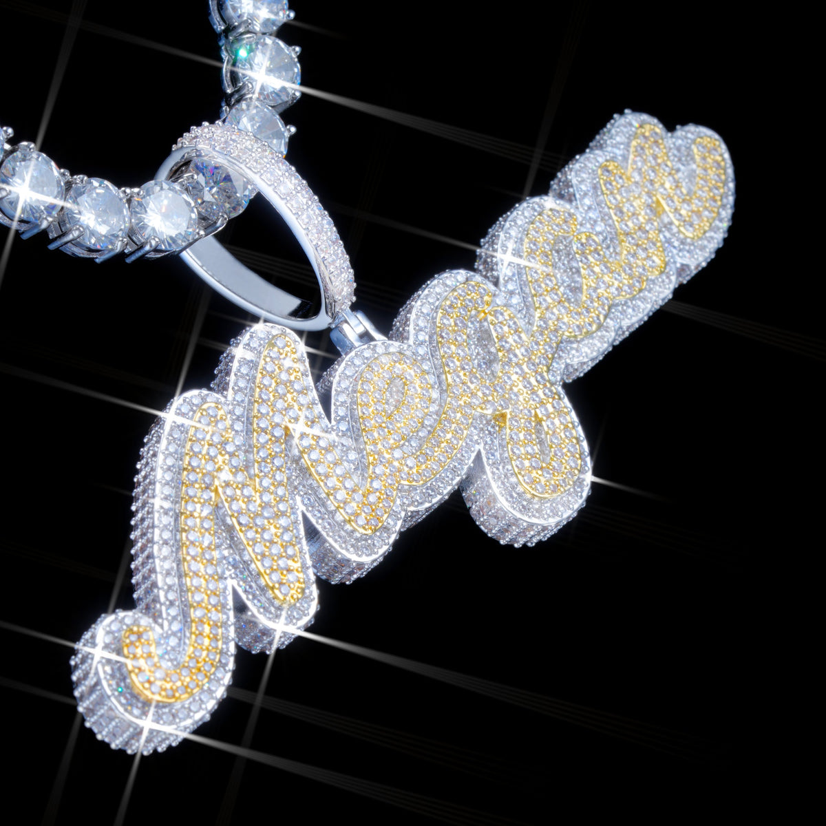 Script Custom Letter Necklace