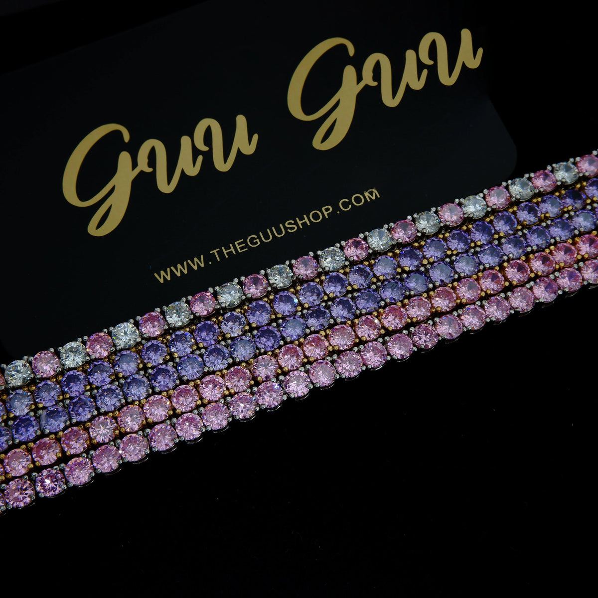 2020 New 4mm Multicolor Iced Tennis Chain