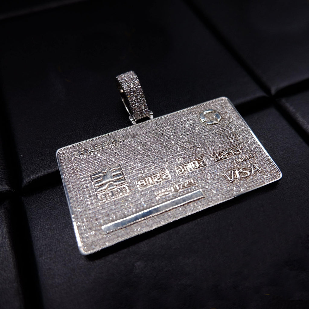 🔥New Credit Card Bank Card Iced Pendant